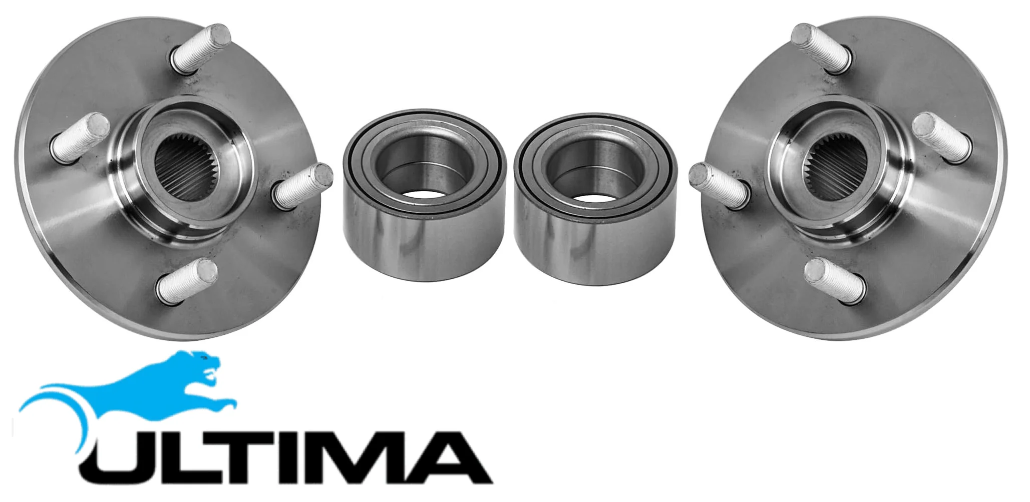 2 X FRONT WHEEL HUB & BEARING ASSEMBLY TO SUIT FORD TERRITORY SX SY BARRA 182 190 4.0L I6 SUITS AWD - Image 2