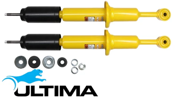 PAIR OF ULTIMA FRONT GAS SHOCK ABSORBERS TO SUIT TOYOTA PRADO VZJ120R VZJ121R VZJ125R 5VZ-FE 3.4L V6
