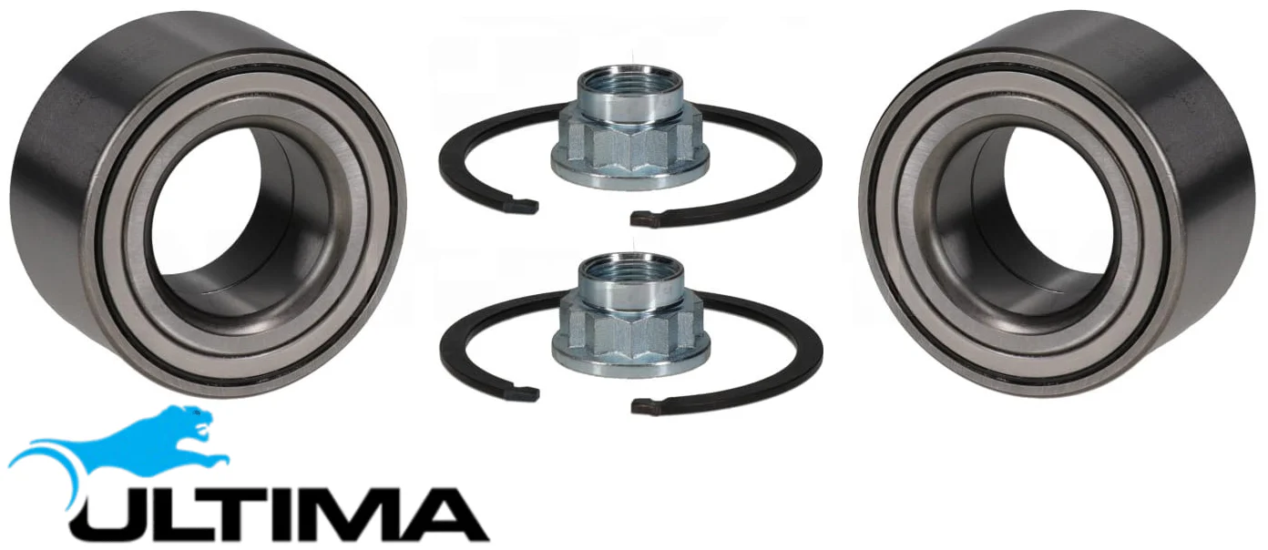 2 X ULTIMA FRONT WHEEL BEARING KIT TO SUIT TOYOTA CAMRY ACV40R 2AZ-FE 2.4L I4 SUITS 117KW