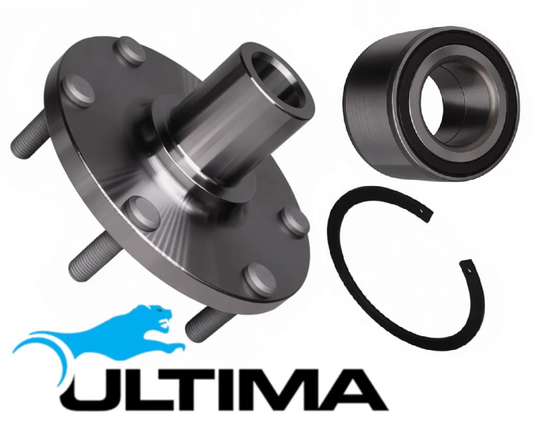 2 X ULTIMA FRONT WHEEL HUB & BEARING ASSEMBLY TO SUIT FORD RANGER PX1 PX2 PX3 P5AT 3.2L I5 SUITS 4WD - Image 3