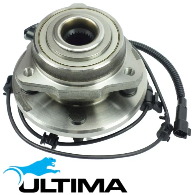 2 X ULTIMA FRONT WHEEL HUB AND BEARING ASSEMBLY TO SUIT JEEP CHEROKEE KJ EKG 3.7L V6 WITH ABS - Image 2