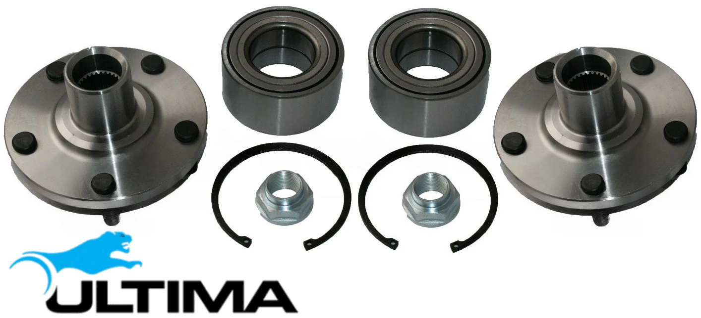 2 X ULTIMA FRONT WHEEL HUB AND BEARING ASSEMBLY TO SUIT TOYOTA CAMRY MCV20R 1MZ-FE 2MZ-FE 2.5 3.0 V6