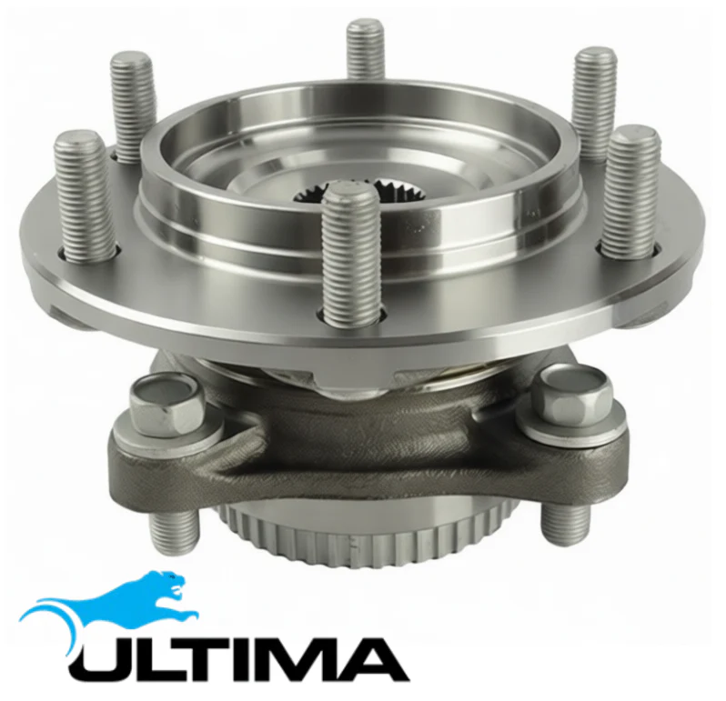 2 X ULTIMA FRONT WHEEL HUB AND BEARING ASSEMBLY TO SUIT TOYOTA HILUX KUN25R 2KD-FTV 2.5L I4 - Image 3