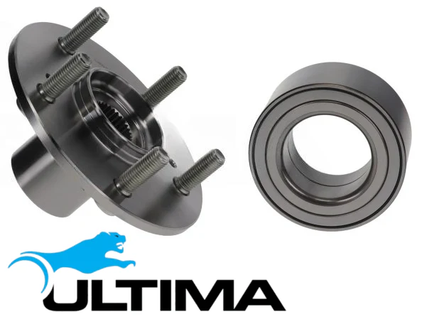 2 X ULTIMA FRONT WHEEL HUB & BEARING ASSEMBLY FOR HONDA K20A R20A2 R20A5 N22B4 N16A4 1.6L 2.0 2.2 I4 - Image 2