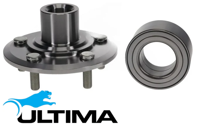 2 X ULTIMA FRONT WHEEL HUB & BEARING ASSEMBLY FOR HONDA K20A R20A2 R20A5 N22B4 N16A4 1.6L 2.0 2.2 I4 - Image 3