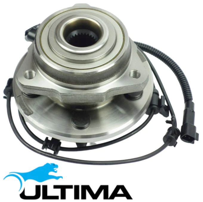 2 X ULTIMA FRONT WHEEL HUB & BEARING ASSEMBLY FOR JEEP CHEROKEE KJ KK ENJ ENR ENS 2.5L 2.8 I4 W/ ABS - Image 2