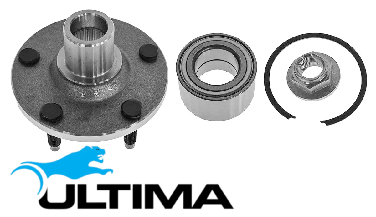 2 X ULTIMA FRONT WHEEL HUB & BEARING ASSEMBLY TO SUIT MAZDA TRIBUTE 5Z CU YU YF L3 2.0L 2.3L I4 - Image 2
