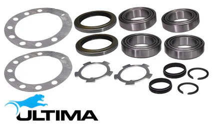 2 X ULTIMA REAR WHEEL BEARING KIT TO SUIT TOYOTA LANDCRUISER FZJ78R FZJ79R FZJ105R 1FZ-FE 4.5L I6