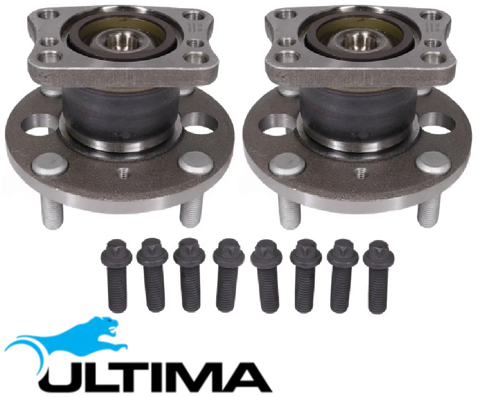 2 X ULTIMA REAR WHEEL HUB AND BEARING ASSEMBLY TO SUIT FORD FIESTA WS HXJA SPJA 1.4L 1.6L I4