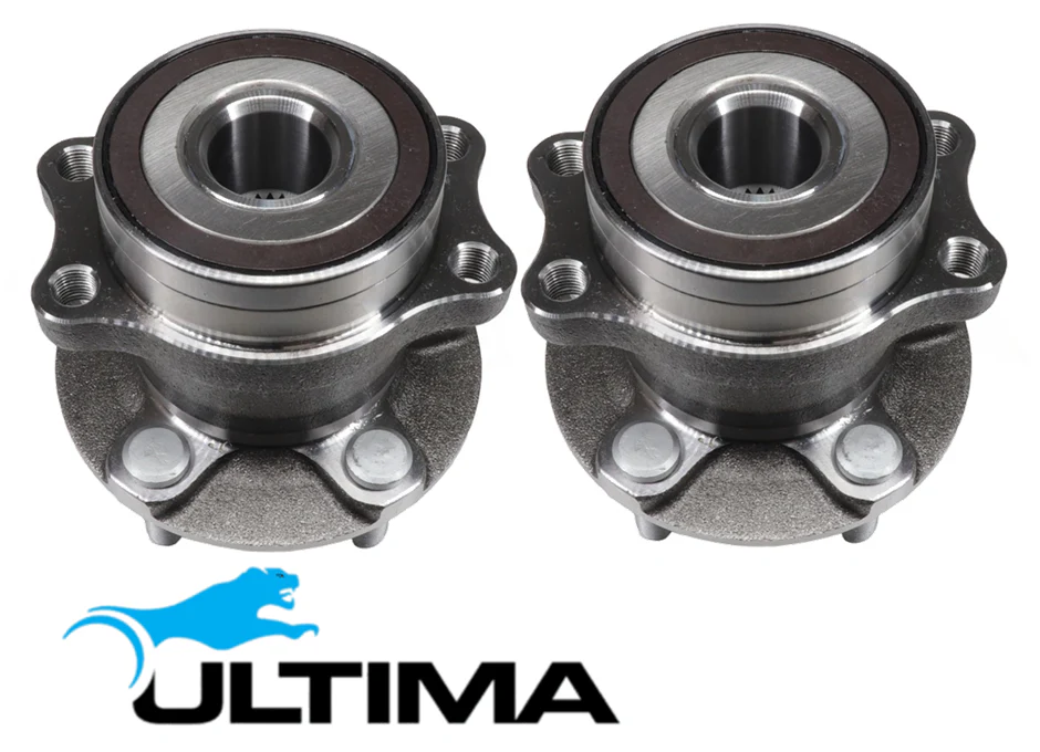 2 X ULTIMA REAR WHEEL HUB AND BEARING ASSEMBLY TO SUIT SUBARU FORESTER SJ S13 EE20 FA20E 2.0L F4