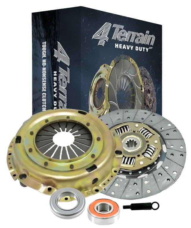 4TERRAIN HEAVY DUTY CLUTCH KIT TO SUIT TOYOTA LANDCRUISER HJ61R 12H-T TURBO DIESEL 4.0 I6 TO 08/1987