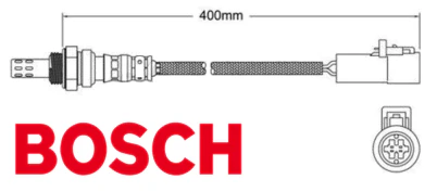 BOSCH PRE CATALYTIC OXYGEN O2 SENSOR TO SUIT FORD LTD AU MPFI SOHC 4.0L I6
