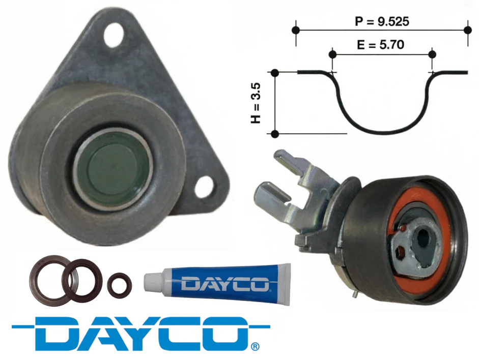 DAYCO TIMING BELT KIT TO SUIT FORD FOCUS LS LT LV HYDA B5254T3 TURBO 2.5L I5