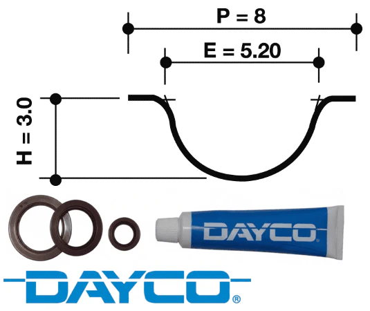 DAYCO TIMING BELT KIT TO SUIT HOLDEN FRONTERA MX 6VD1 3.2L V6 - Image 3
