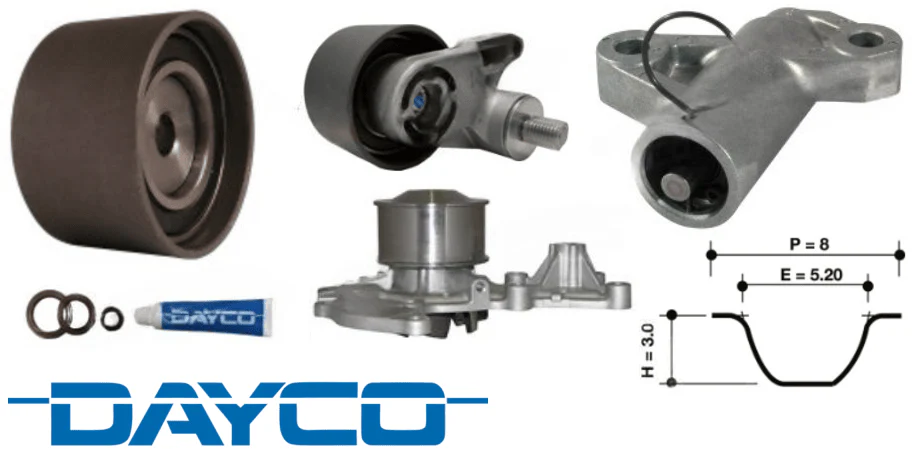 DAYCO TIMING BELT KIT TO SUIT HOLDEN FRONTERA MX 6VD1 3.2L V6 - Image 4