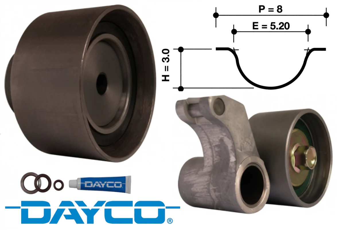DAYCO TIMING BELT KIT TO SUIT HOLDEN JACKAROO L2 6VD1 3.2L V6 TILL 08/1994