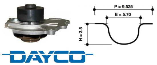 DAYCO TIMING BELT KIT TO SUIT HOLDEN Z20S1 TURBO DIESEL 2.0L I4 - Image 6