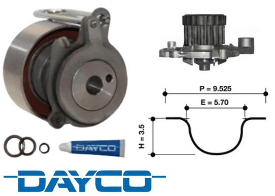 DAYCO TIMING BELT KIT TO SUIT HONDA CIVIC EU ES D17A D17A2 D17Z1 1.7L I4 - Image 6