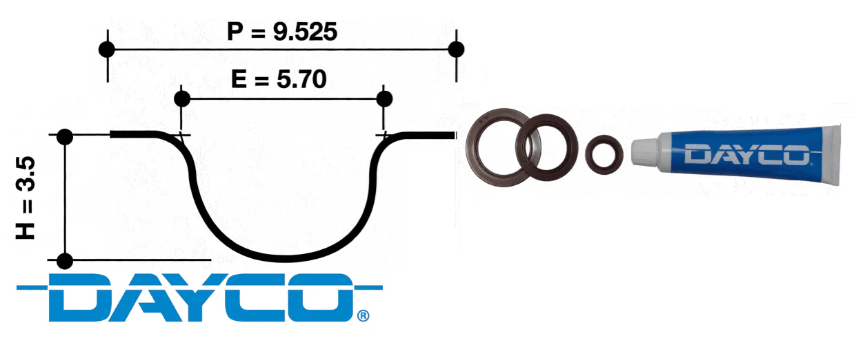 DAYCO TIMING BELT KIT TO SUIT HONDA D16Y D16Y4 D16Y5 D16Y7 D16W1 D16W5 1.6L I4 - Image 5