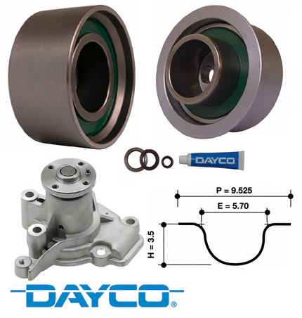 DAYCO TIMING BELT KIT TO SUIT HYUNDAI LANTRA J2 G4GM 1.8L I4 - Image 2