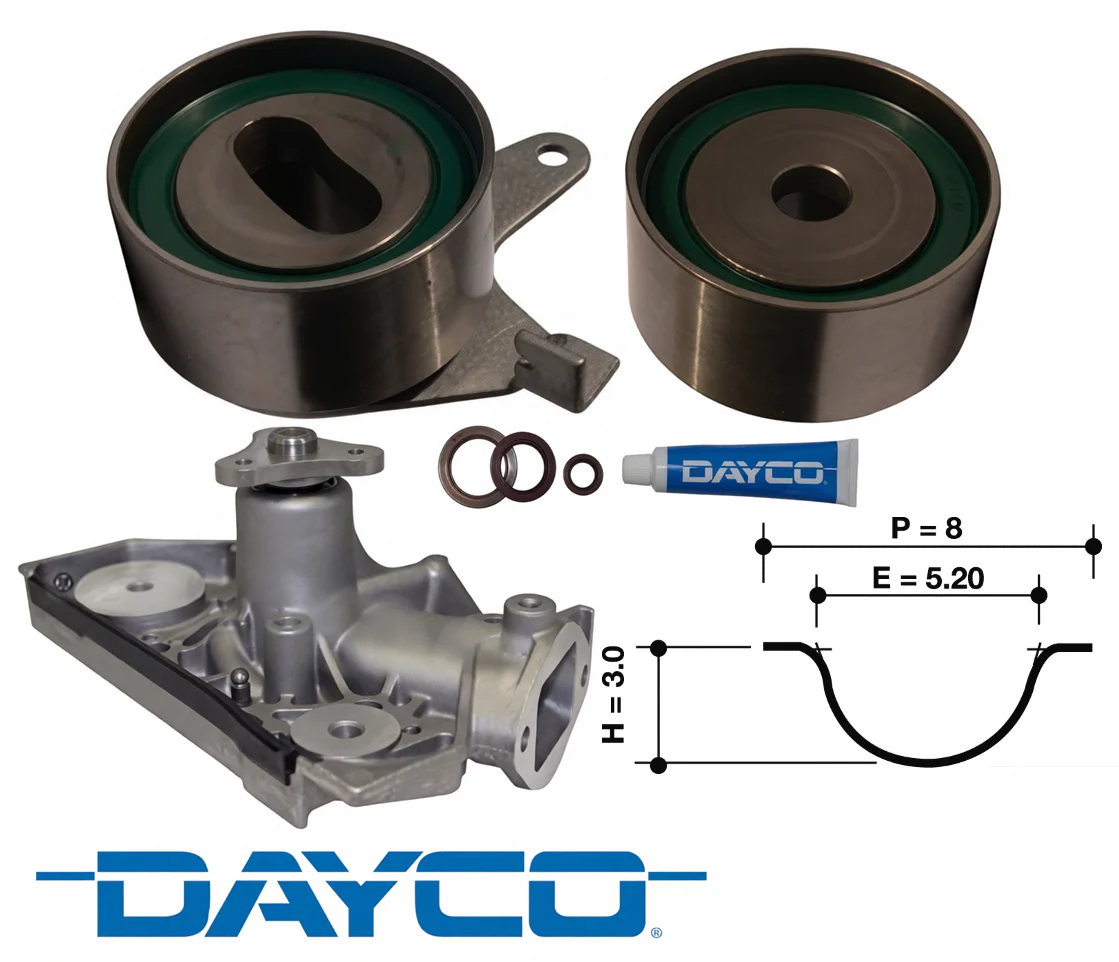 DAYCO TIMING BELT KIT TO SUIT KIA RIO BC A5D 1.5L I4 - Image 2
