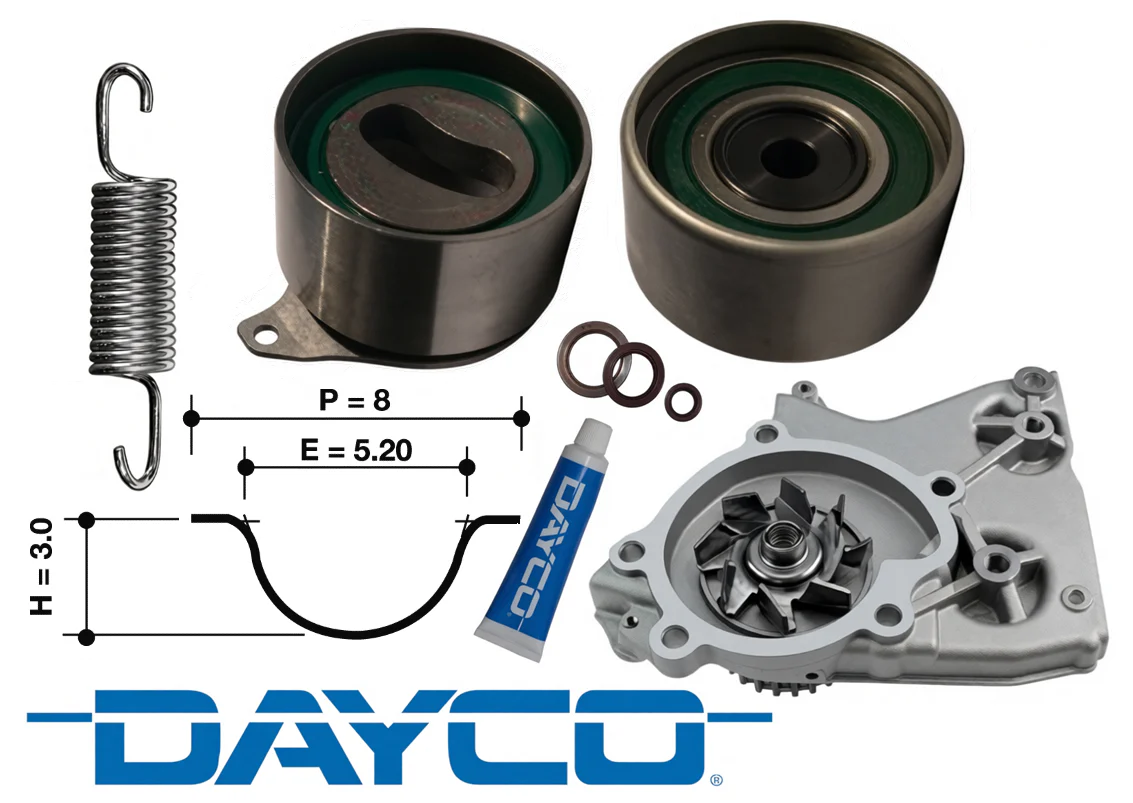 DAYCO TIMING BELT KIT TO SUIT KIA SPORTAGE JA FE 2.0L I4 - Image 2