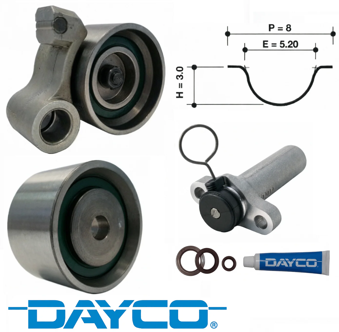 DAYCO TIMING BELT KIT TO SUIT LEXUS ES300 MCV20R 1MZ-FE 3.0L V6