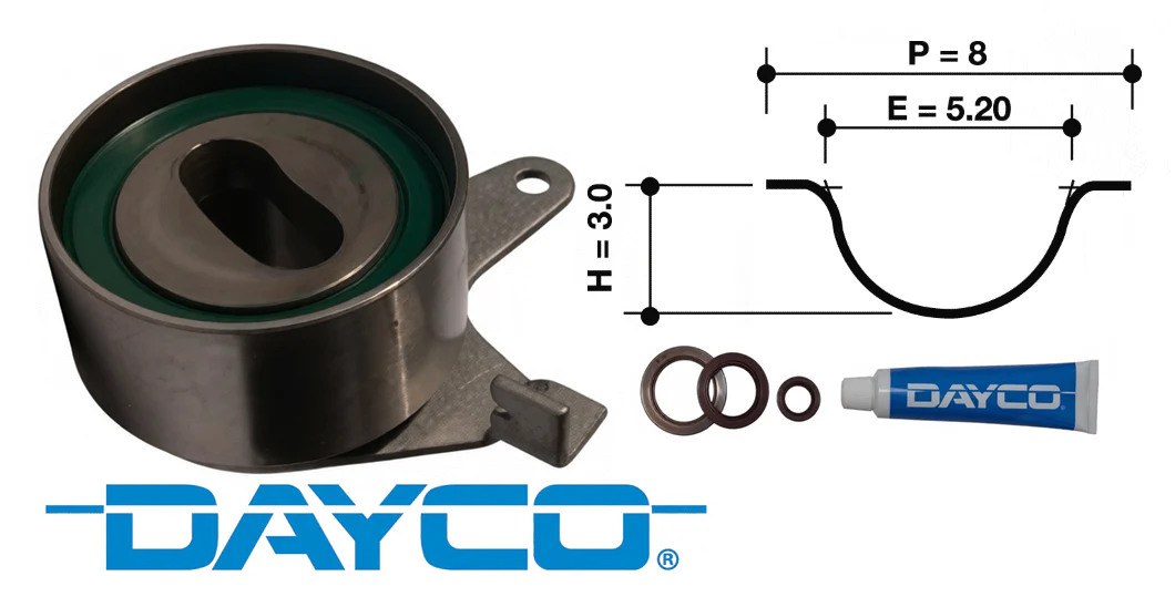 DAYCO TIMING BELT KIT TO SUIT MITSUBISHI LANCER CE 4G15 1.5L I4