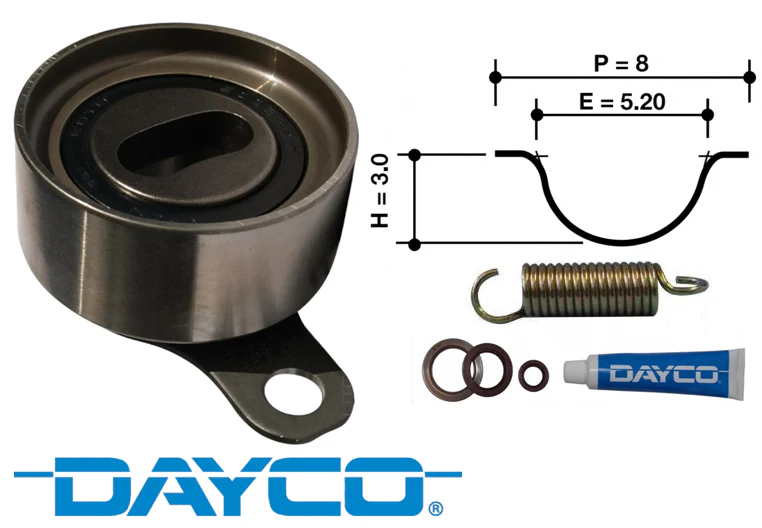 DAYCO TIMING BELT KIT TO SUIT TOYOTA COROLLA AE101R 4A-FE 1.6L I4 - Image 2