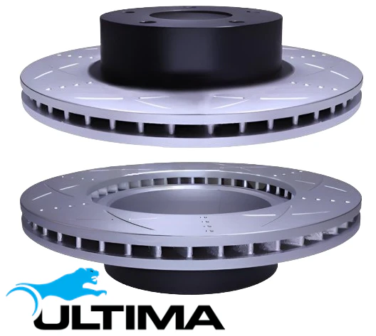 FRONT DISC BRAKE ROTOR SET TO SUIT HOLDEN COMMODORE VY VZ ECOTEC L36 L67 ALLOYTEC LY7 LE0 3.6 3.8 V6 - Image 2