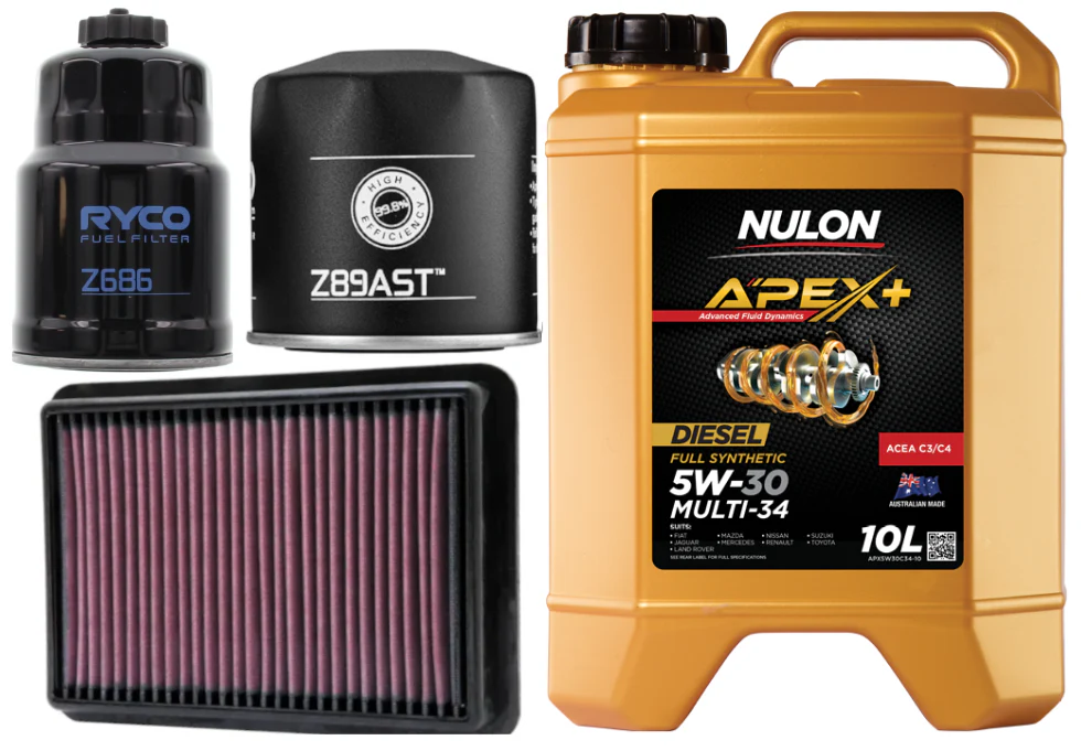 FULL SERVICE KIT TO SUIT NISSAN NAVARA D40 YD25DDTI TURBO DIESEL 2.5L I4 TILL 06/2006 OEM 16546EB70A