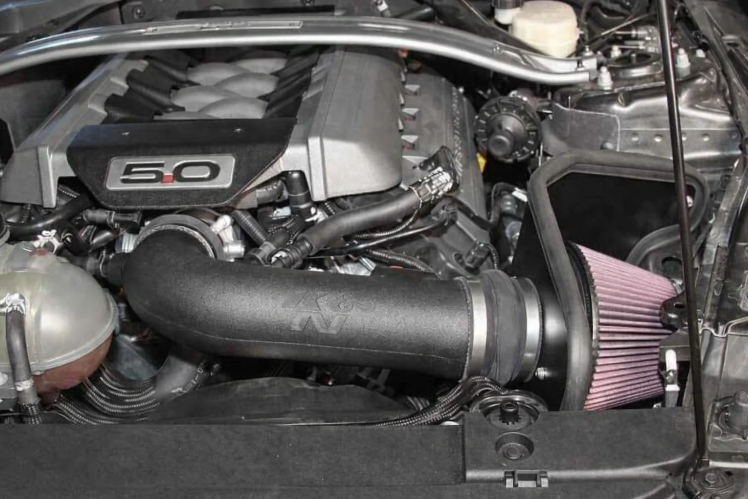K&N COLD AIR INTAKE KIT TO SUIT FORD MUSTANG GT FM COYOTE 5.0L V8 - Image 2
