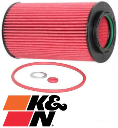 K&N HIGH FLOW CARTRIDGE OIL FILTER TO SUIT JEEP COMPASS MK ECD TURBO DIESEL 2.0L I4