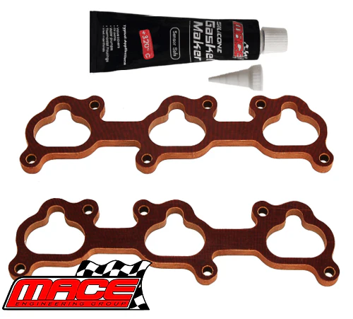 LOWER MANIFOLD INSULATOR KIT TO SUIT FORD FALCON BA BF FG BARRA 182 190 195 E-GAS ECOLPI 4.0L I6 - Image 2
