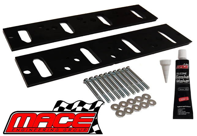 MACE 12MM MANIFOLD INSULATOR KIT TO SUIT HOLDEN ONE TONNER VY VZ LS1 5.7L V8
