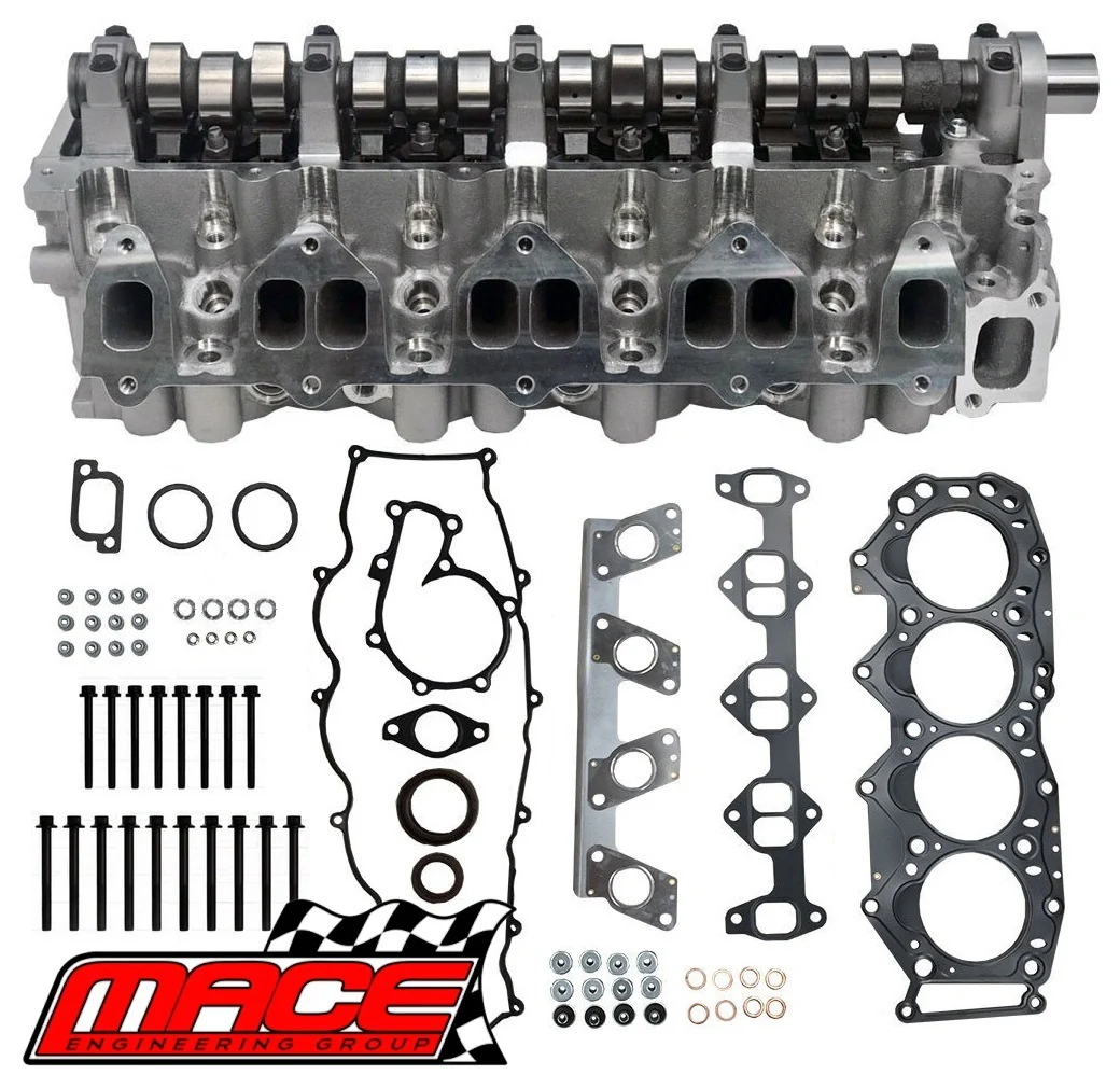 MACE ASSEMBLED CYLINDER HEAD KIT TO SUIT FORD COURIER PD PE PG PH WL WLAT TURBO DIESEL 2.5L I4