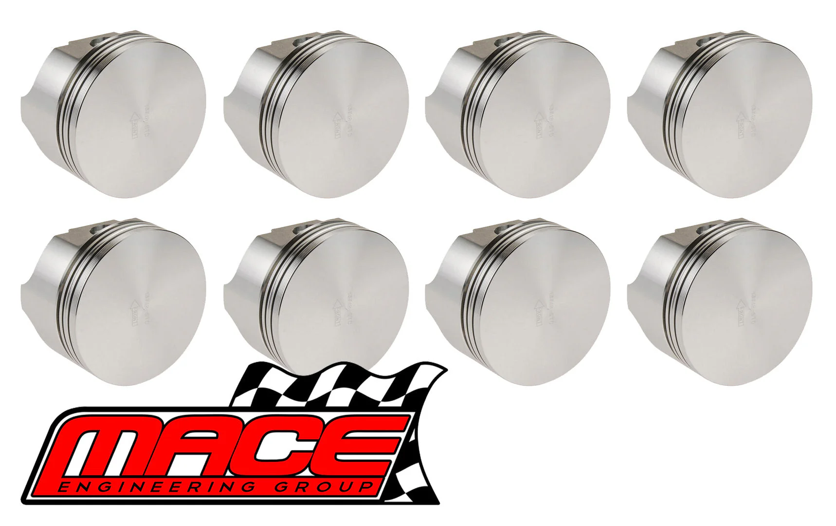 MACE FLAT TOP PISTON SET TO SUIT HOLDEN CALAIS VR VS VT 304 5.0L V8