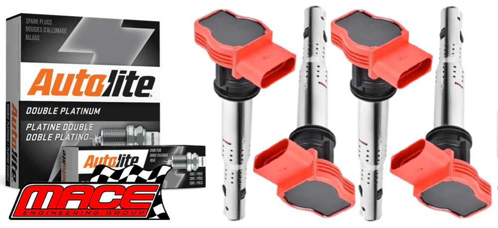 MACE IGNITION SERVICE KIT TO SUIT AUDI A4 B6 ALT 2.0L I4 TILL VIN 8E-5-400000