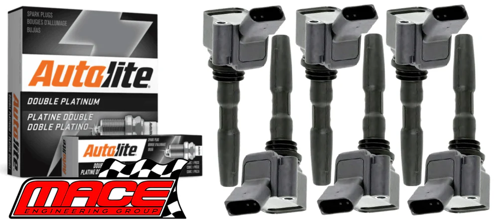 MACE IGNITION SERVICE KIT TO SUIT AUDI A4 B8 CMUA SUPERCHARGED 3.0L V6