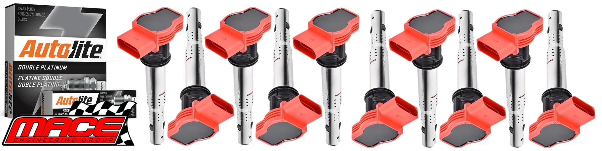 MACE IGNITION SERVICE KIT TO SUIT AUDI S6 C6 BXA 5.2L V10