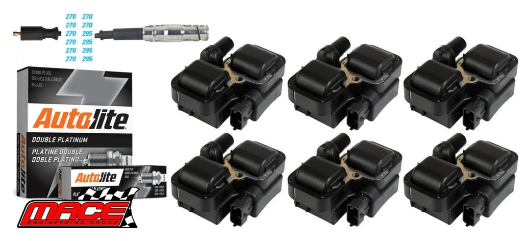 MACE IGNITION SERVICE KIT TO SUIT MERCEDES BENZ E240 W211 S211 M112.913 2.6L V6
