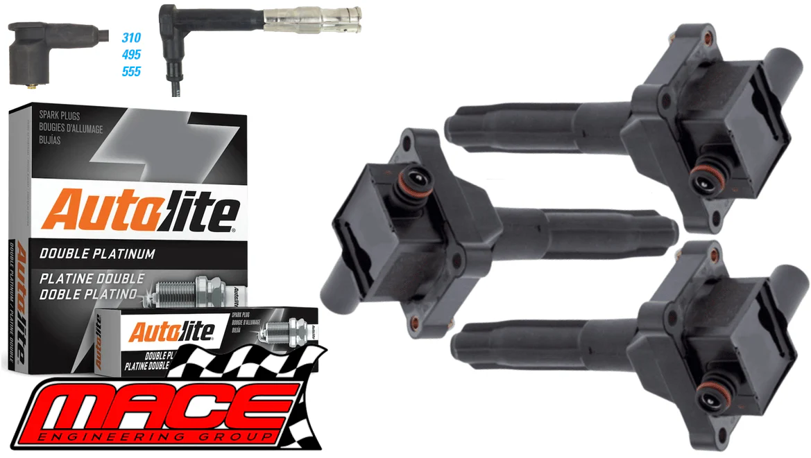 MACE IGNITION SERVICE KIT TO SUIT MERCEDES BENZ S320 W140 M104.994 3.2L I6