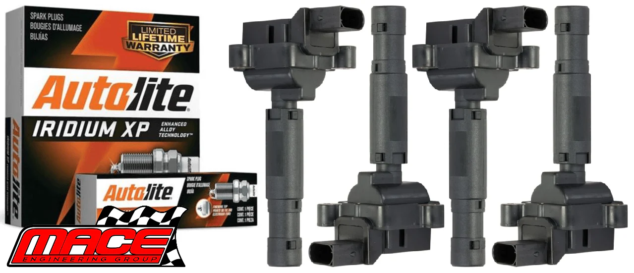 MACE IGNITION SERVICE KIT TO SUIT MERCEDES BENZ SLK200 R171 M271.944 M271.954 S/C 1.8L I4 12/2006 ON