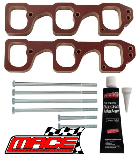 MACE PERFORMANCE MANIFOLD INSULATOR KIT TO SUIT HOLDEN CALAIS VZ VE ALLOYTEC LY7 3.6L V6