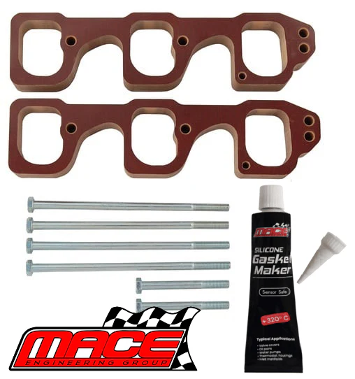 MACE PERFORMANCE MANIFOLD INSULATOR KIT TO SUIT OPEL ALLOYTEC LP9 TURBO 2.8L V6