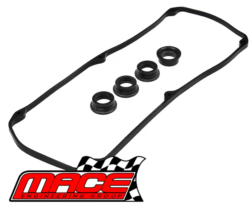 MACE ROCKER COVER GASKET SET TO SUIT MITSUBISHI STARWAGON SJ WA 4G63 2.0L I4