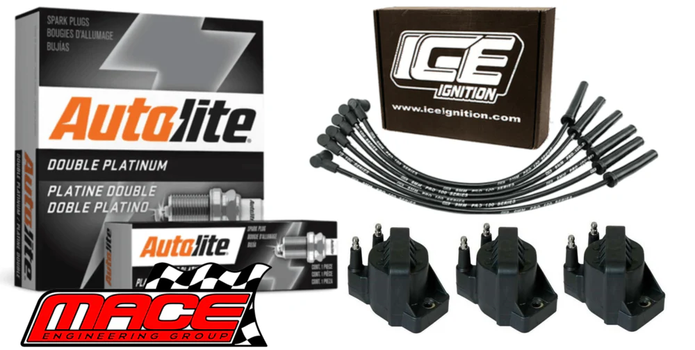 MACE STANDARD IGNITION SERVICE KIT TO SUIT HOLDEN MONARO V2 L67 SUPERCHARGED 3.8L V6