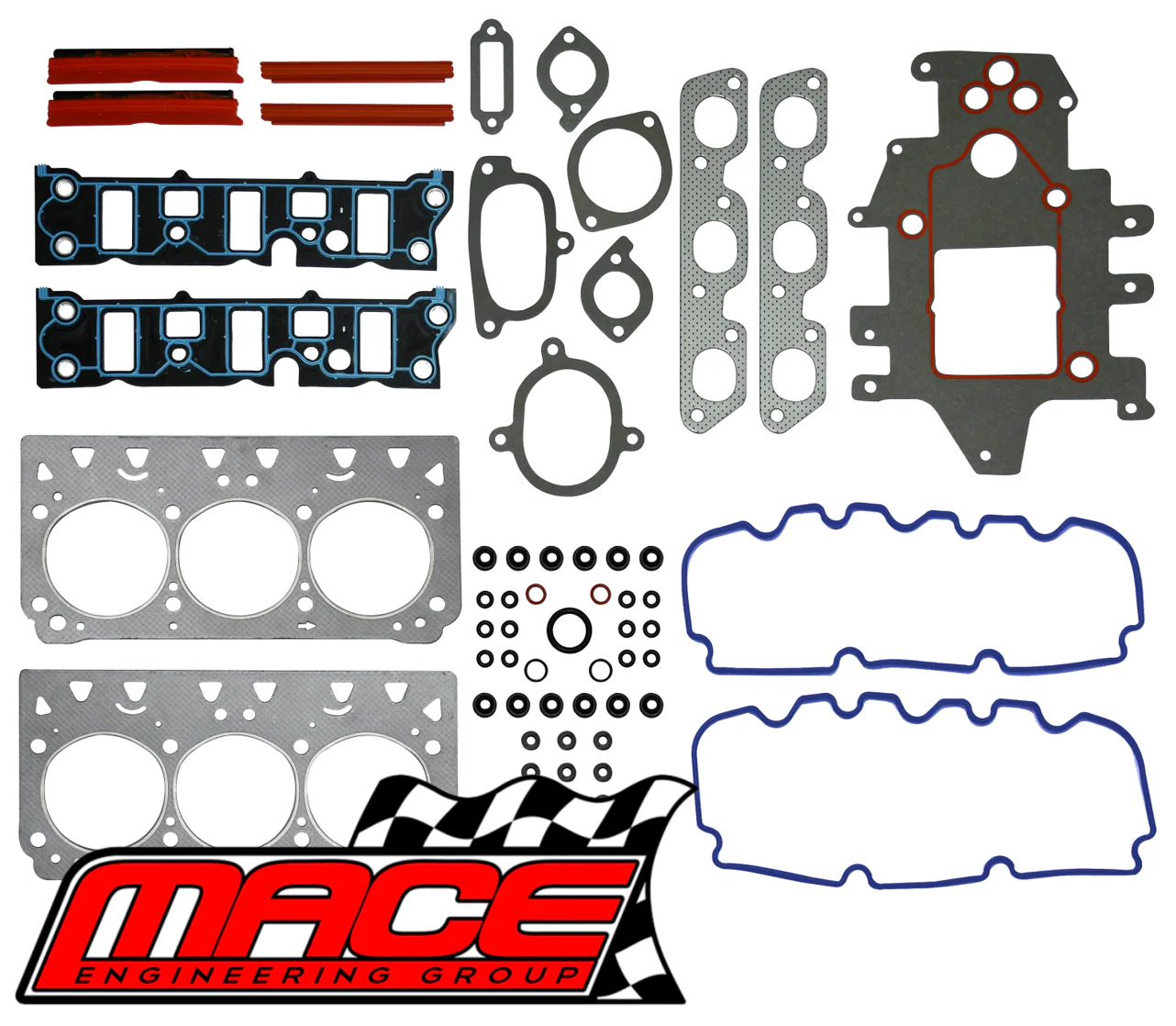 MACE VALVE REGRIND GASKET SET TO SUIT HOLDEN CAPRICE VS WH L67 SUPERCHARGED 3.8L V6
