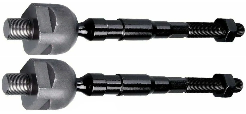 PAIR OF RACK ENDS TO SUIT NISSAN NAVARA D40 YD25DDTI TURBO DIESEL 2.5L I4 ELEC. POWER STEERING