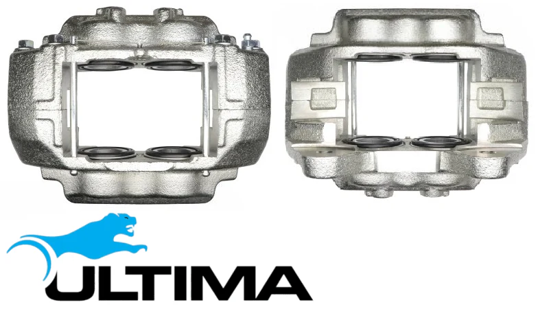 PAIR OF ULTIMA FRONT DISC BRAKE CALIPERS TO SUIT TOYOTA LANDCRUISER FZJ78R FZJ79R HZJ71R HZJ78R HZJ79R HDJ78R HDJ79R 1FZ-FE 1HZ 1HD-FTV TURBO DIESEL 4.2L 4.5L I6